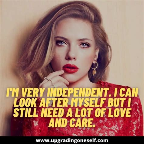 Scarlett Johansson Quotes 1 Upgrading Oneself