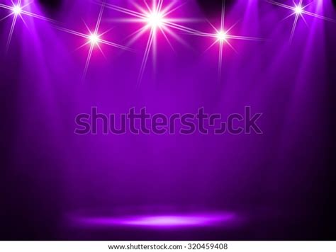 Purple Stage Background ภาพประกอบสต็อก 320459408 Shutterstock
