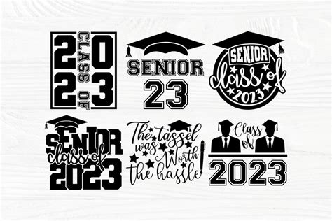 Graduation Svg Bundle Senior 2023 Svg Class Of 2023 Svg Png Lupon