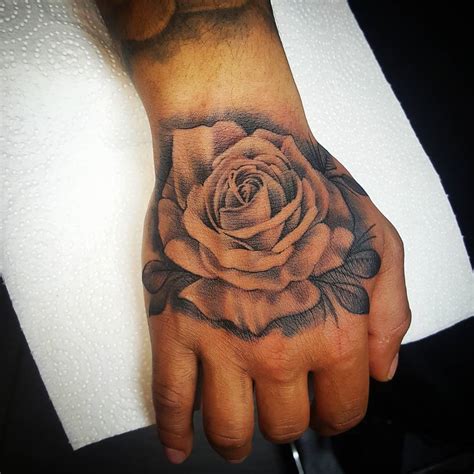 Rose Hand Tattoos For Men Viraltattoo