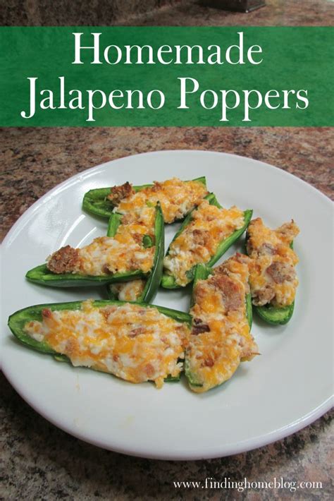 Recipe Homemade Jalapeno Poppers