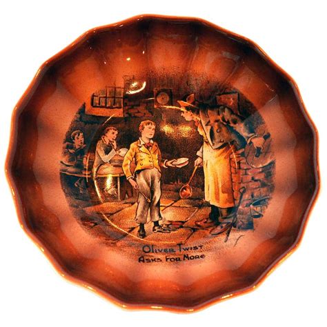 Oliver Twist Bowl Sandland Handley Stafforshire For Sale At 1stdibs