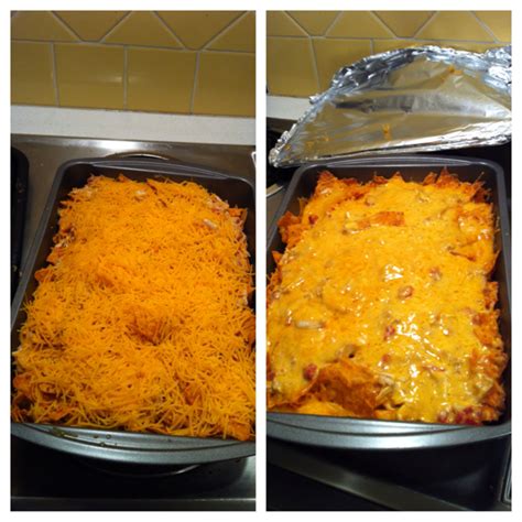 This is a cheesy casserole has the crunch of doritos and the spice of rotel tomatoes. Dorito chicken casserole