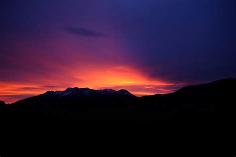 Wallpaper Sunset Mountains Sky 6000x4000 Wallhaven 1195669 Hd
