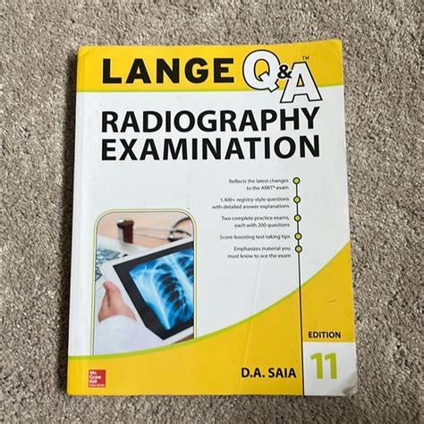 Lange Other Lange Qa Radiography Examination Textbook 1th Edition