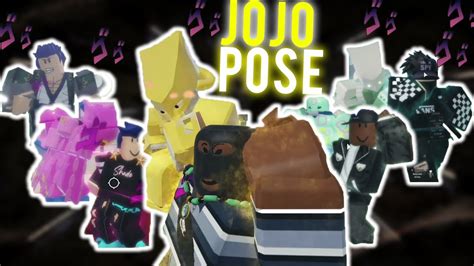 Jojo Pose Roblox Stand Upright Youtube