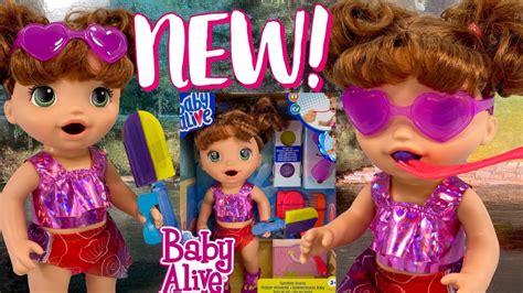 New Baby Alive Sunshine Snacks Doll Unboxing First Feeding Youtube