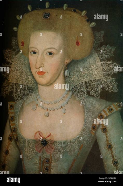Anne Of Denmark 1574 1619 Queen Consort Of King James I 17th