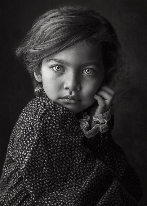 Children Portrait Portrait Photography Paintings Black And White Studio
