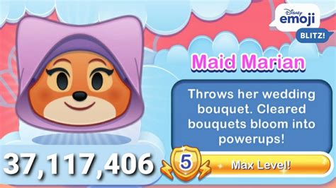 Disney Emoji Blitz Maid Marian Level 5 Robin Hood Gameplay