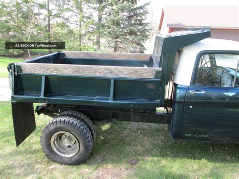 1965 Ford F 350 Dump Truck Green Rare Collector Classic Dually