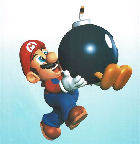 Videogameartandtidbits On Twitter Super Mario 64 Promotional Artwork