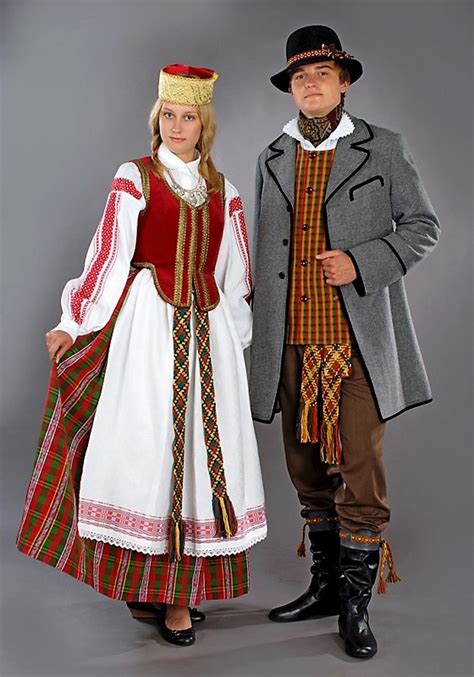 Folkcostumeandembroidery Costume Of South Selonia Biržai And Nereta Districts On The Latvian