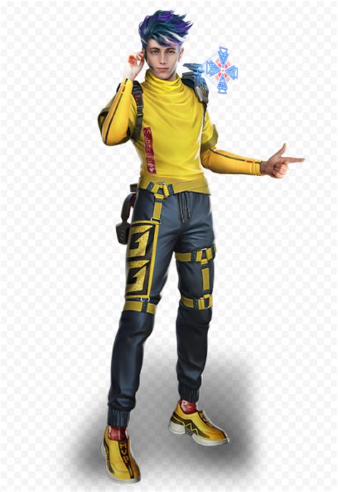 Free Fire FF Wolfrahh Man Character | Citypng