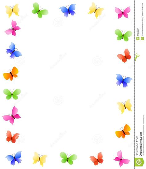 31 Butterfly Border Clipart Clipartlook