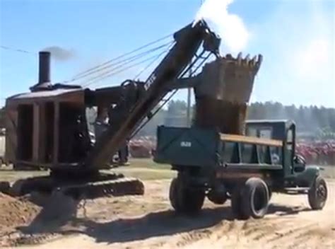 Watch The Process Of An Erie Steam Shovel Loading Trucks Equipment World