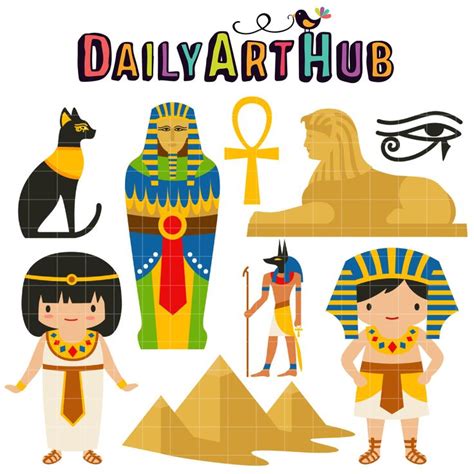 Ancient Egypt Clip Art Set Daily Art Hub Free Clip Art Everyday