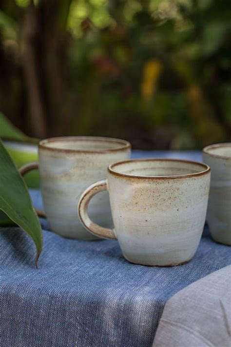 Espresso Mug White Mug Ceramic Mug Handmade Coffee Mug Coffee