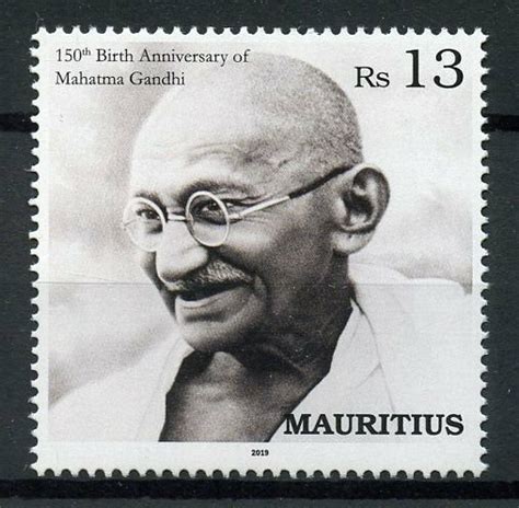 Mauritius Stamps 2019 Mnh Mahatma Gandhi 150th Birth Anniv Famous