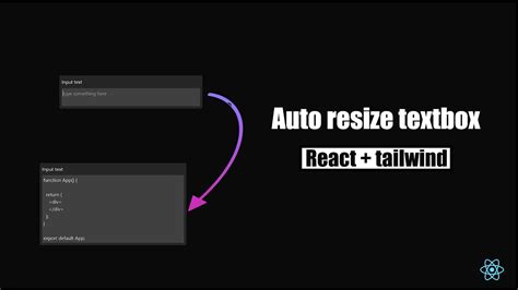 How To Auto Resize Textarea Using React Tailwindcss Youtube