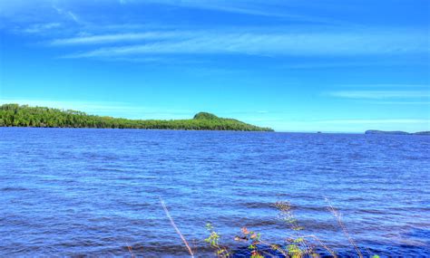 Hill Over Lake Superior At Pigeon River Provincial Park Ontario