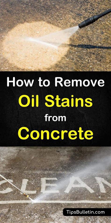 How To Remove Oil Stains From Concrete F