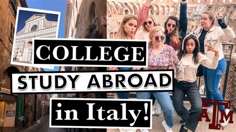 College Study Abroad Vlog 2020 Traveling To Italy Youtube