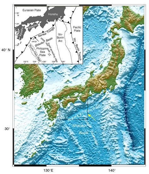 The physical map includes a list of major landforms and bodies of water of japan. Physical Features Map of Japan | Download Scientific Diagram