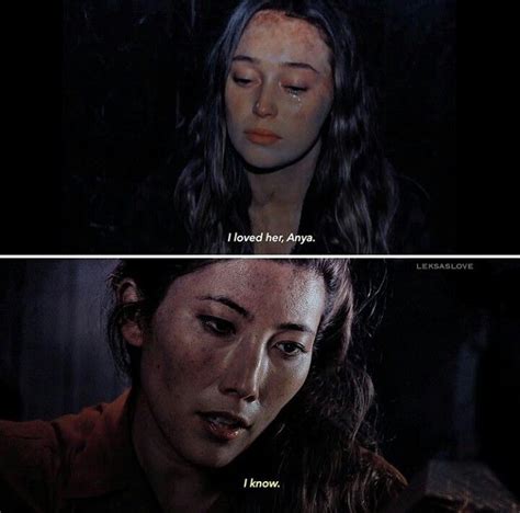 Clexa When Lexa Is In The Afterlife With Anya The 100 Show The 100