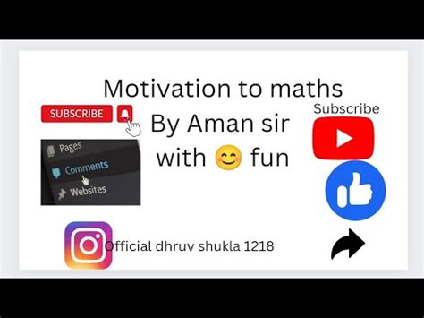 Maths Motivation By Aman Sir Physics Wallah PW YouTube