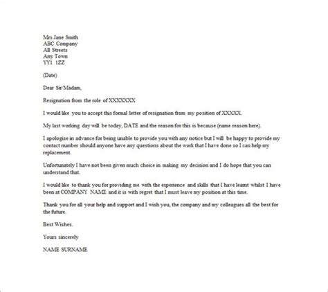 3 months notice resignation letter. Resignation Letter By Email Database - Letter Templates