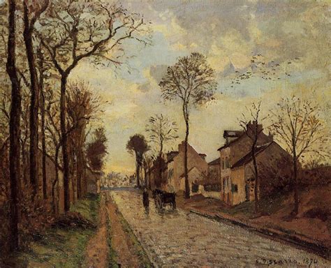The Louveciennes Road 1870 Camille Pissarro