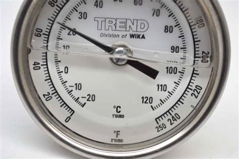 Wika Trend Bimetal Thermometer 20 120c 0 250f 3 In Temperature Gauge