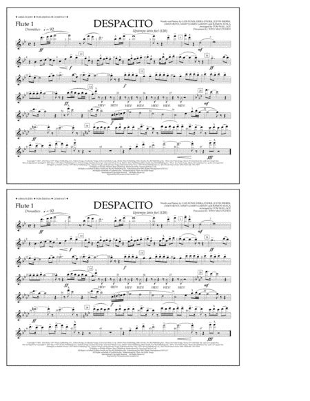Despacito Arr Tom Wallace Flute 1 By Luis Fonsi And Daddy Yankee