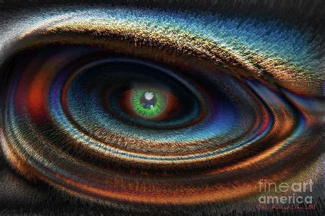 Abstract Eye By Lutz Roland Lehn Abstract Digital Painting Digital