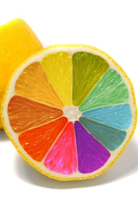 So Cool Color Wheel Projects Colored Lemons Rainbow Colors