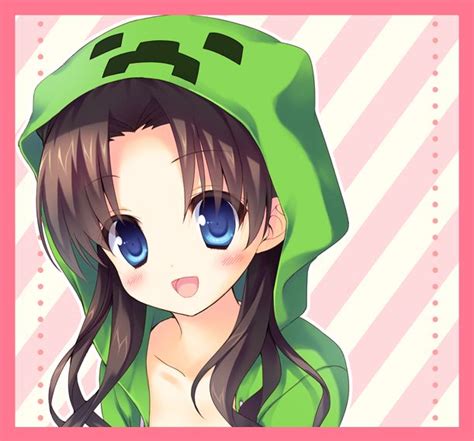 Minecraft Anime Girls Anime Characters In The Game For Example This Anime Girl Version Of