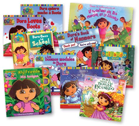 Dora The Explorer Spanish And English Book Set