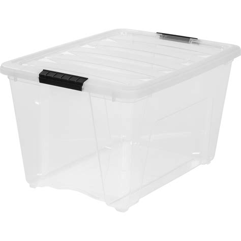 Iris Stackable Clear Storage Boxes Storage Containers Iris Usa Inc