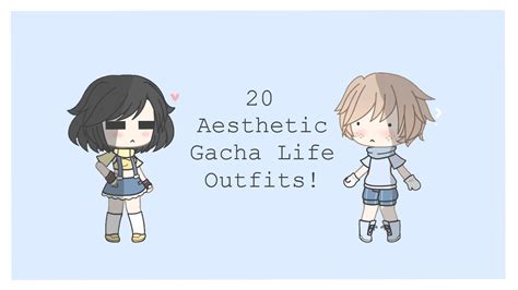 20 Aesthetic Gacha Life Outfit Ideas For Boys And Girls Youtube