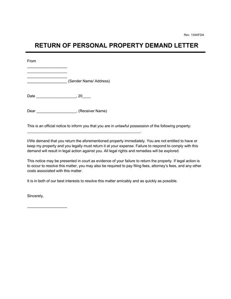 Demand Letter To Roommate Vrogue Co