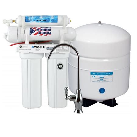 All these safeguards help the system function better and last longer without you having to pay a lot of everything you need to install the system is included. Watts (W-415NF) 4 Stage Reverse Osmosis System 50 GPD ...