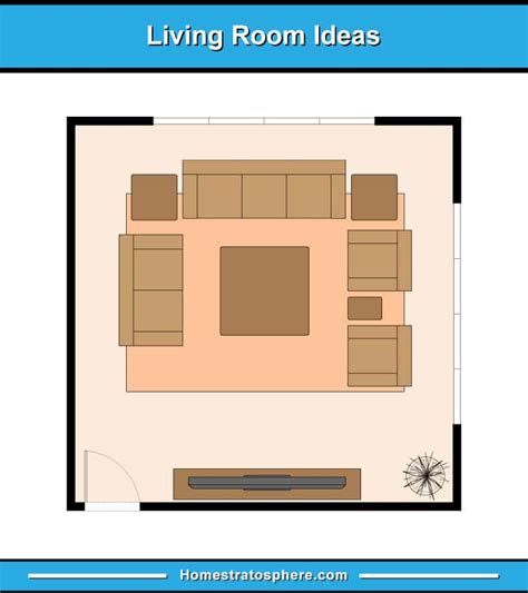 Living Room Layout With Sofa And Loveseat