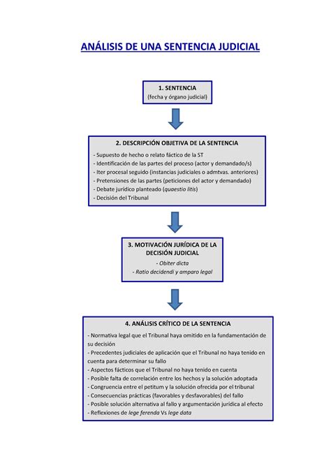 AnÁlisis De Sentencia Esquema AnÁlisis De Una Sentencia Judicial 1