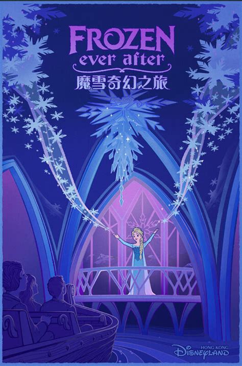 Trio Of Attraction Posters Revealed For World Of Frozen At Hong Kong