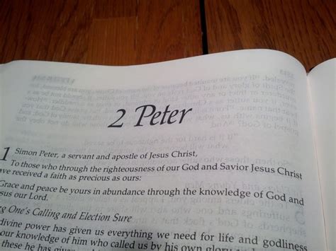 Ii Peter Bible Study Pax Terrarum