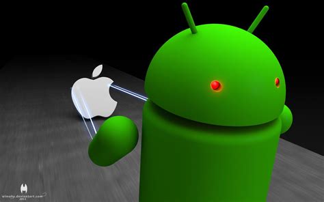 Apple Vs Android Wallpapers Wallpaper Cave