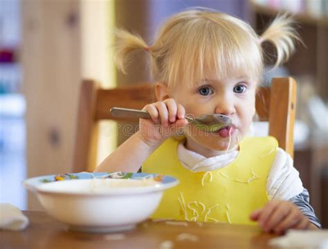 Child Eating Stock Photo Image Of Cute Little Gourmet 12378922
