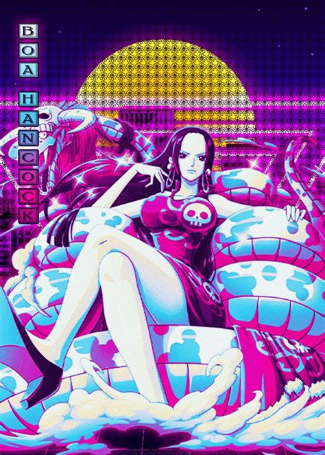 Boa Hancock One Piece Poster By Introv Art Displate In 2022 One Piece One Piece Pictures
