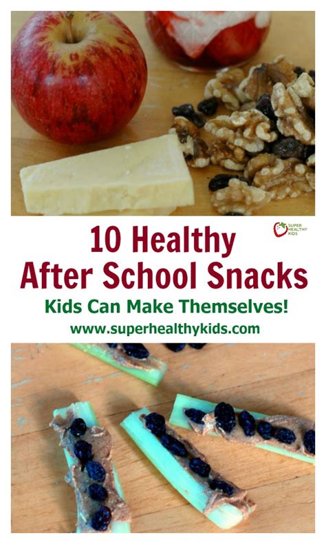 10 Healthy After School Snacks Kids Can Make Themselves